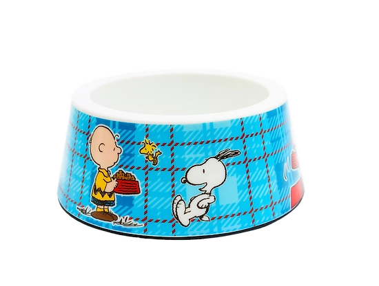 Comedouro Zooz Pets Melamina Snoopy Charlie Brown Para Cães