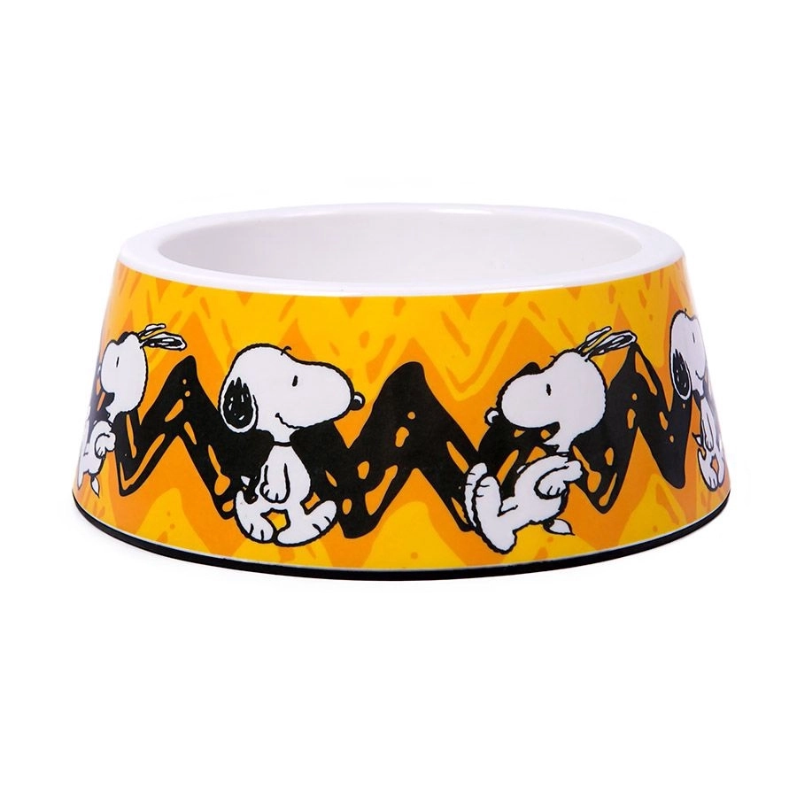 Comedouro Melamina Snoopy Charle Tamanho G