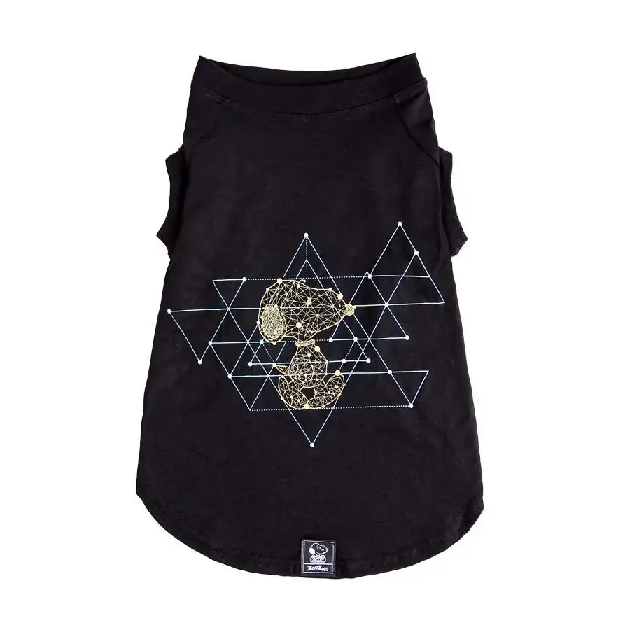 Camiseta Geometry Preto Snoopy