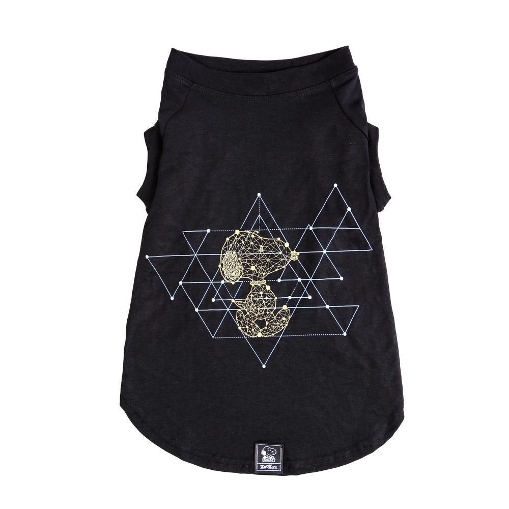 Camiseta Geometry Preto Snoopy