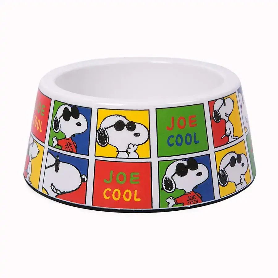Comedouro Melamina Snoopy Joe Cool Para Cães