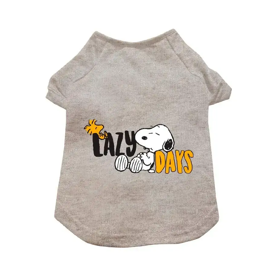 Ri.snoopy Camiseta Lazy Days Cinza Pp