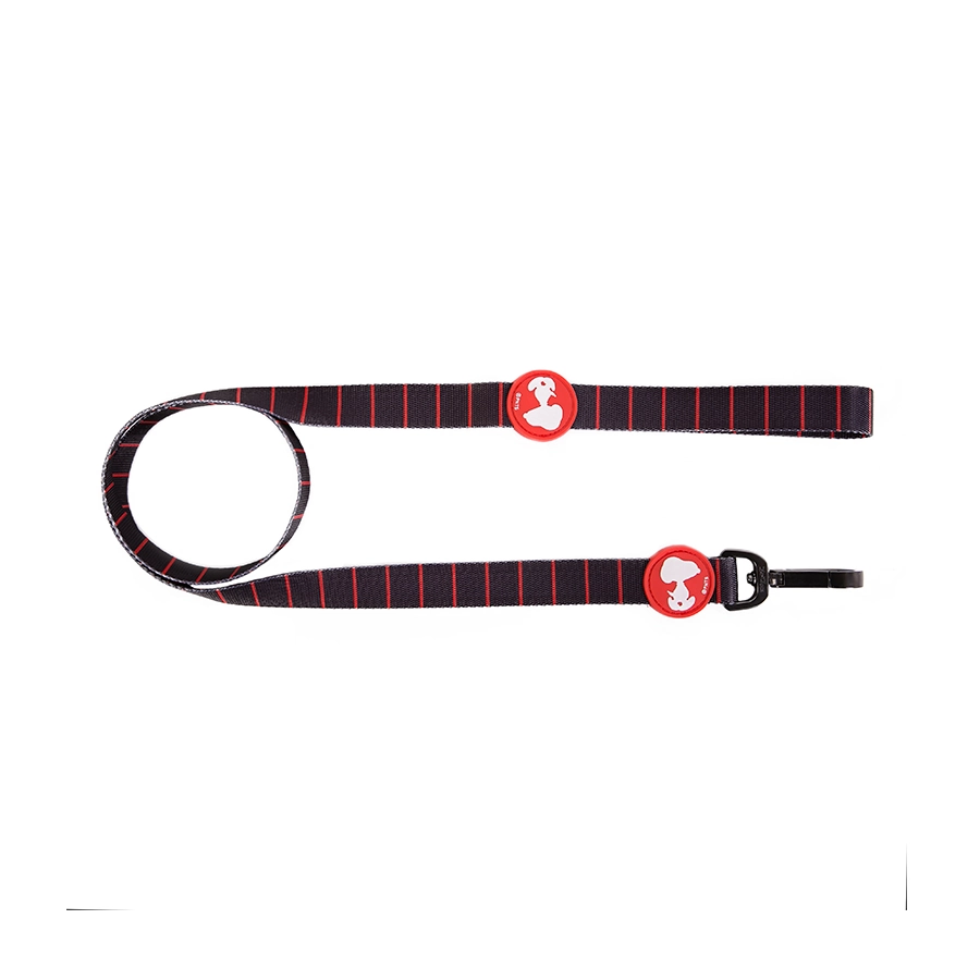 Guia Snoopy Black Red Tamanho:g