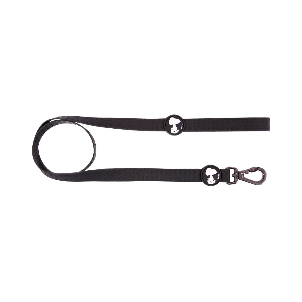 Guia Neoprene Snoopy Black Tamanho Pp