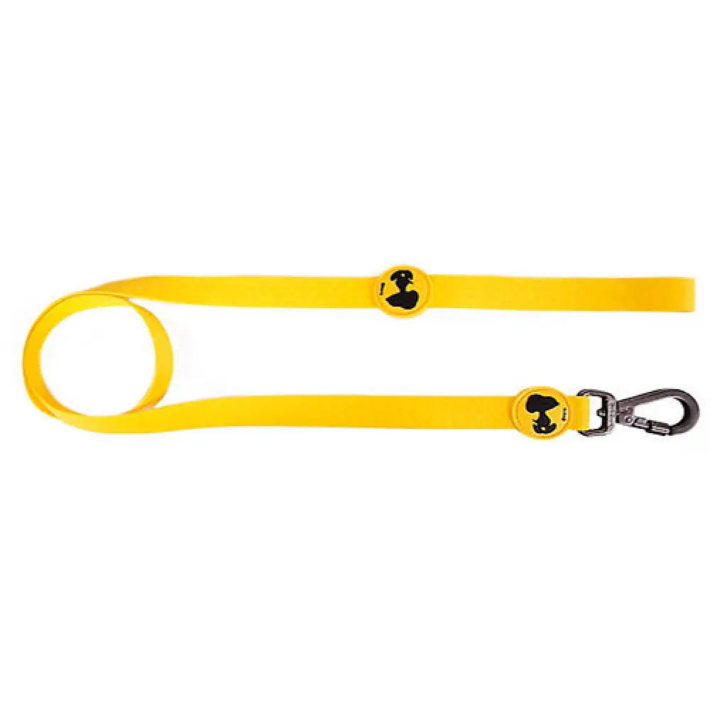 Guia Neoprene Snoopy Yellow Tamanho Pp