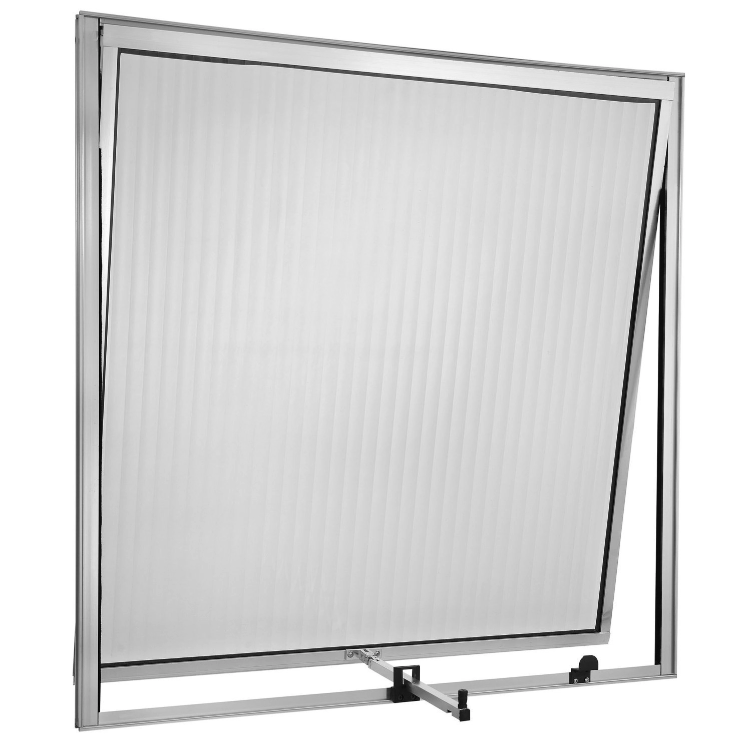 Janela De Alumínio Maxim-ar 60x80cm 1 Secção Central Ecosul Esquadrisul Alumínio Brilhante