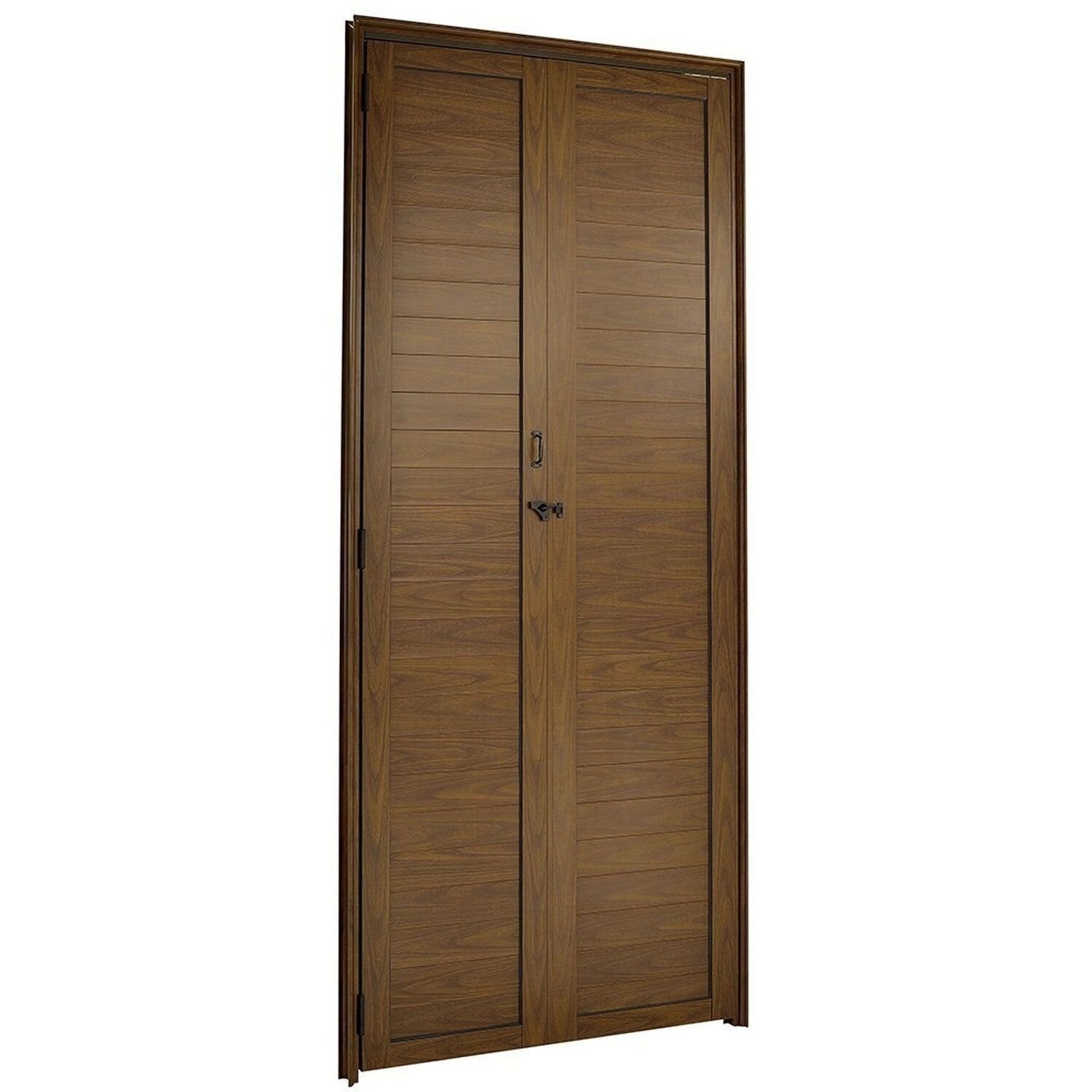 Porta Lambril Camarão 210x70cm Fortsul Esquadrisul Abertura Esquerda
