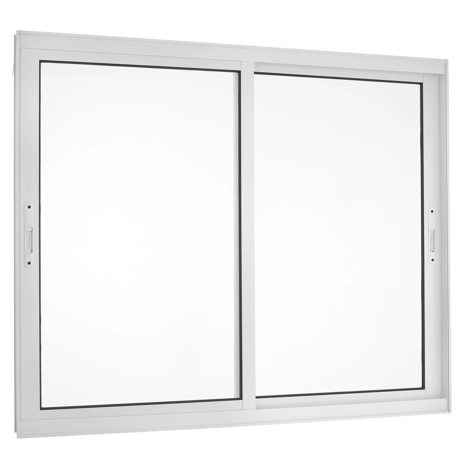 Janela De Alumínio De Correr 100x120cm 2 Folhas Dupla Topsul Esquadrisul Branco