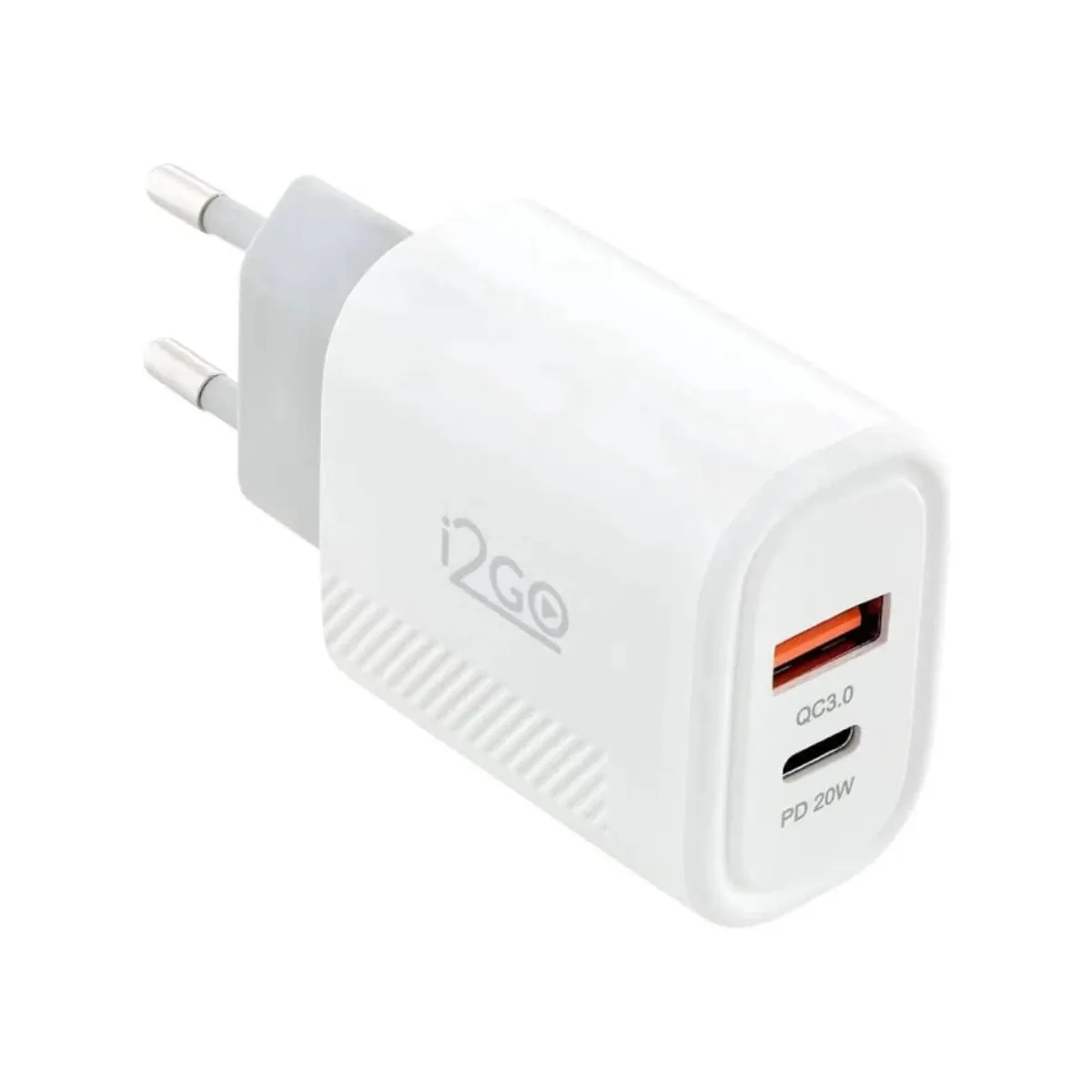 Carregador de Tomada USB e Type Branco i2Go 1282