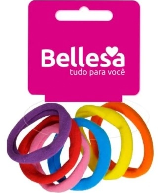 Elastico Bellesa Cabelo Luxo Sortidos 2un