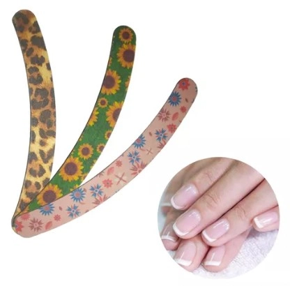 Lixa De Unha Bellesa Banana Estampada C/3 Un Cx 24