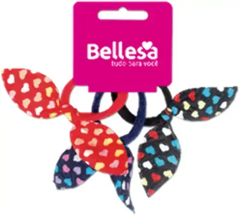Elastico Bellesa Meia Gatinha Sortidos C/3