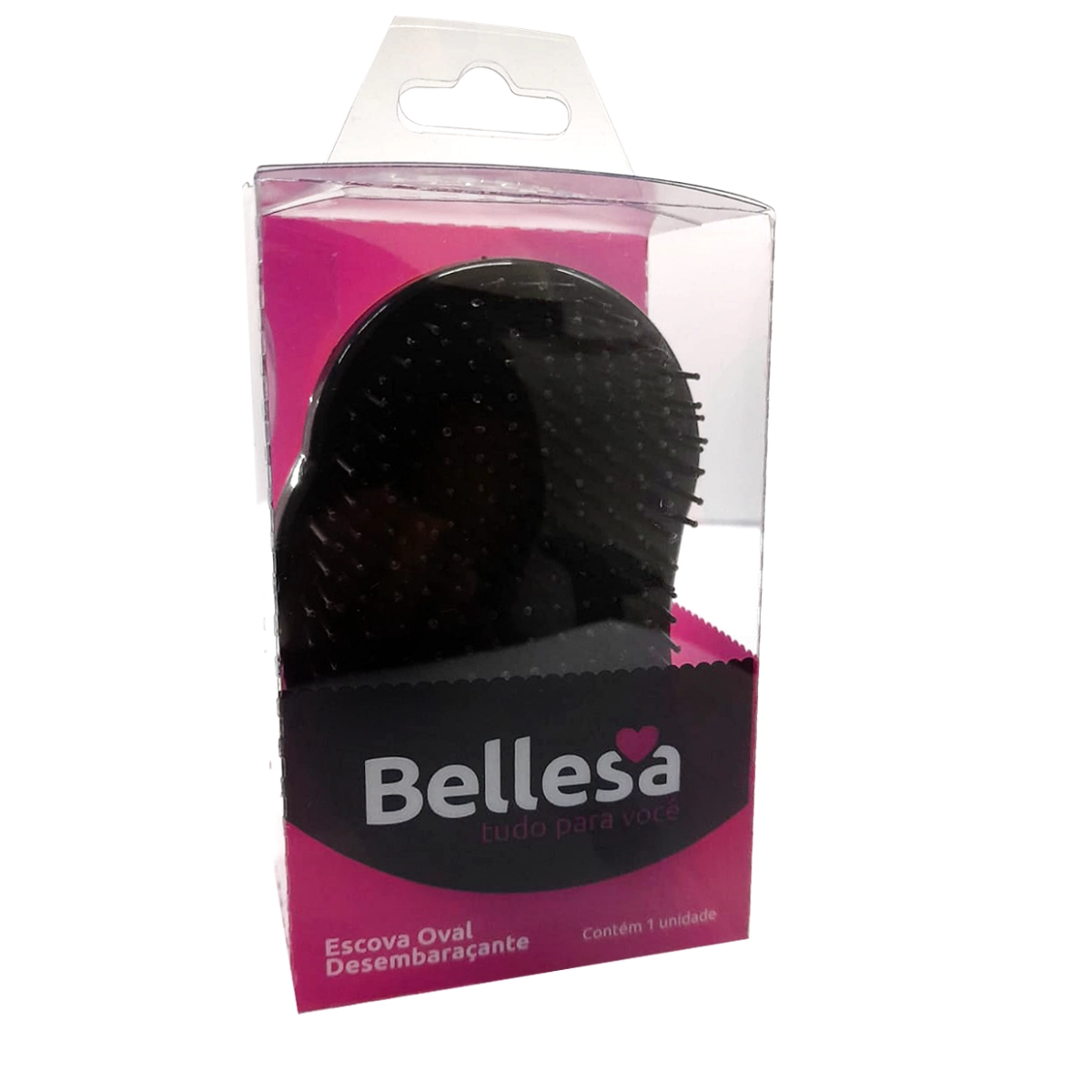 Escova De Cabelo Desembaraçante Oval Bellesa