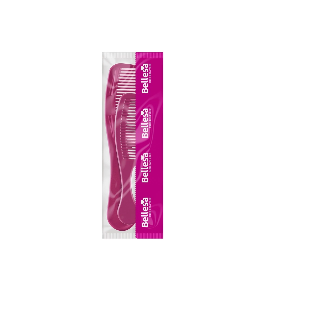 Kit Bellesa Com 2 Pentes Plastico Kit 1