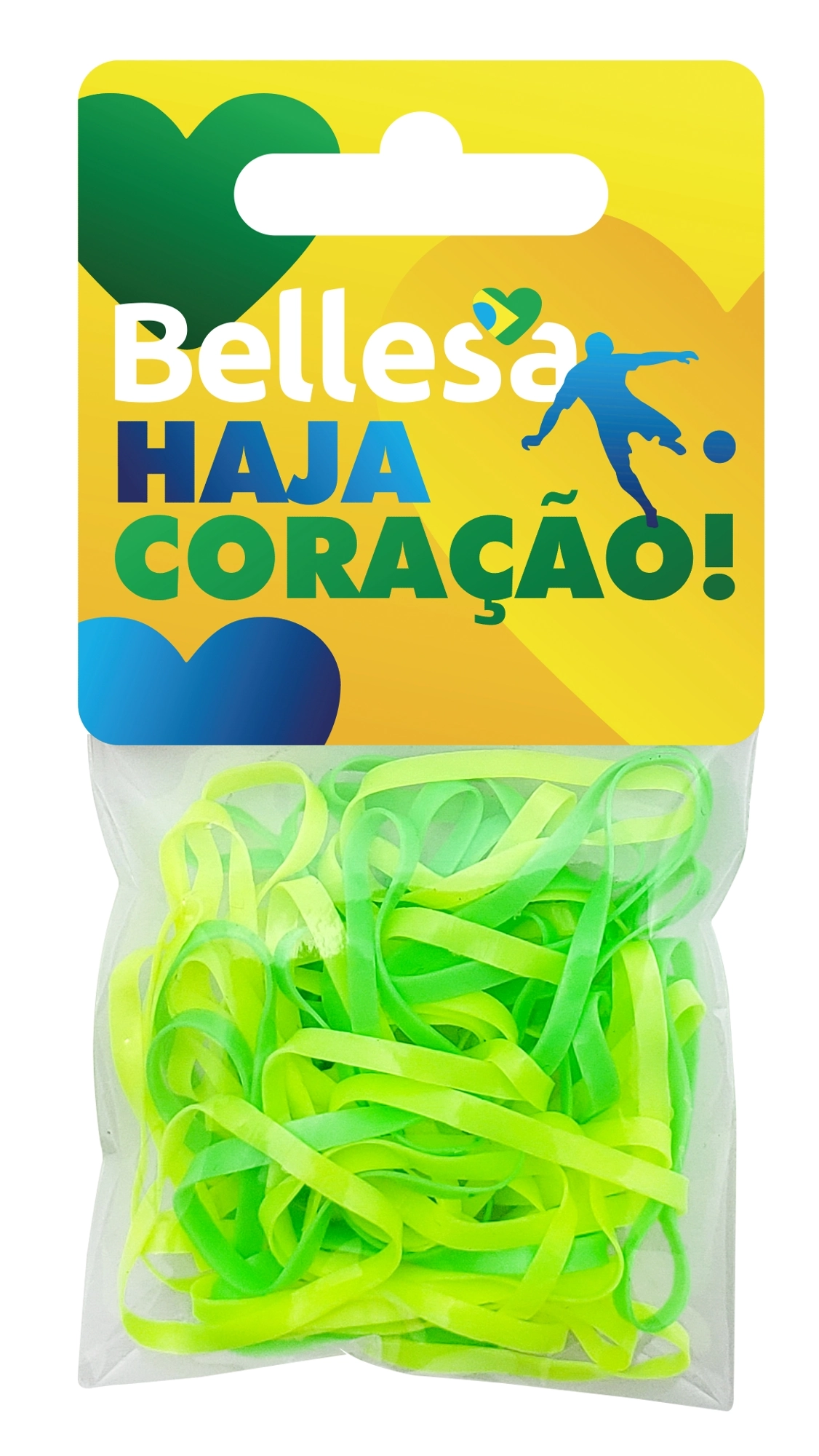Elastico Silicone P/cabelos Bellesa C/50 Coloridos