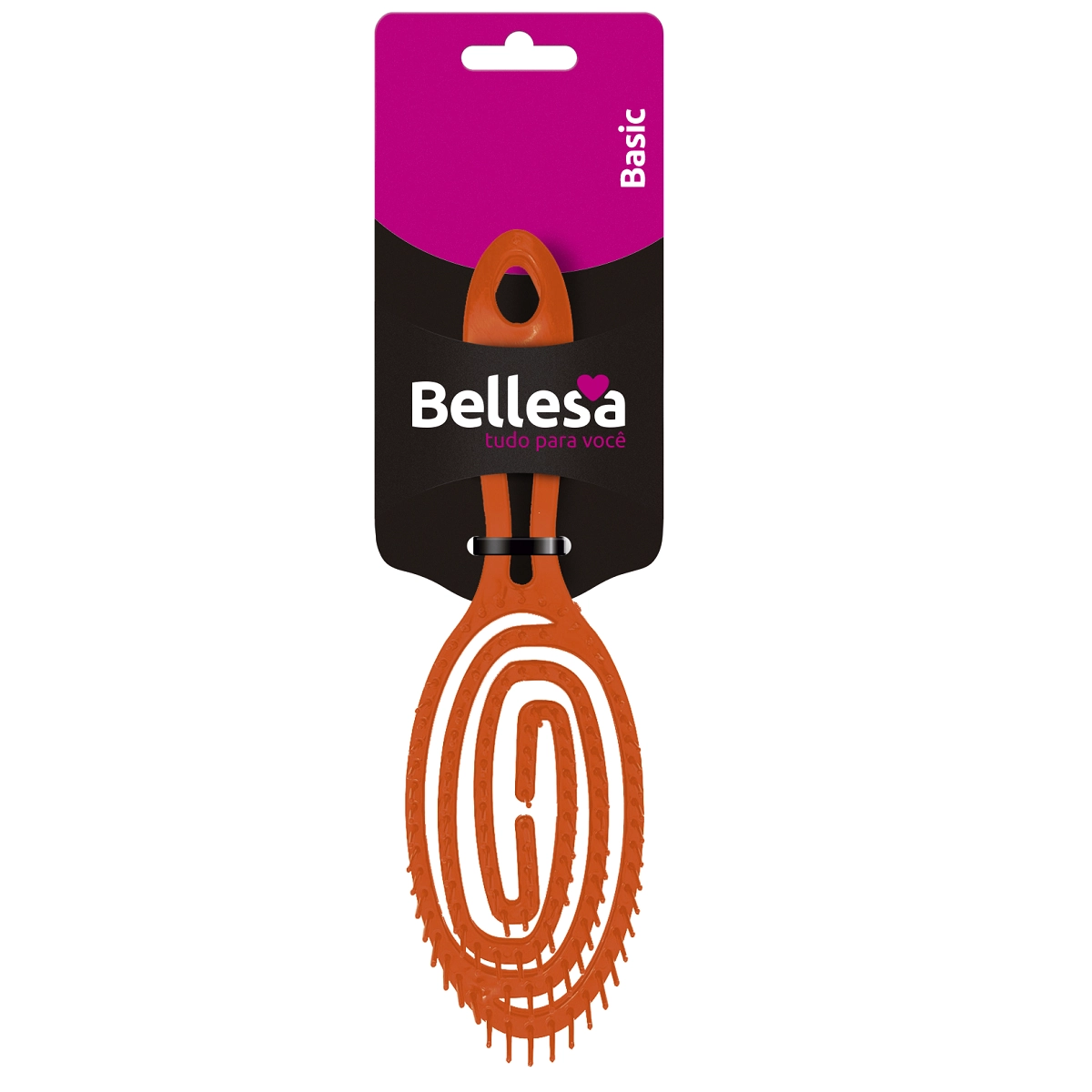 Escova De Cabelo Super Flex Oval Bellesa