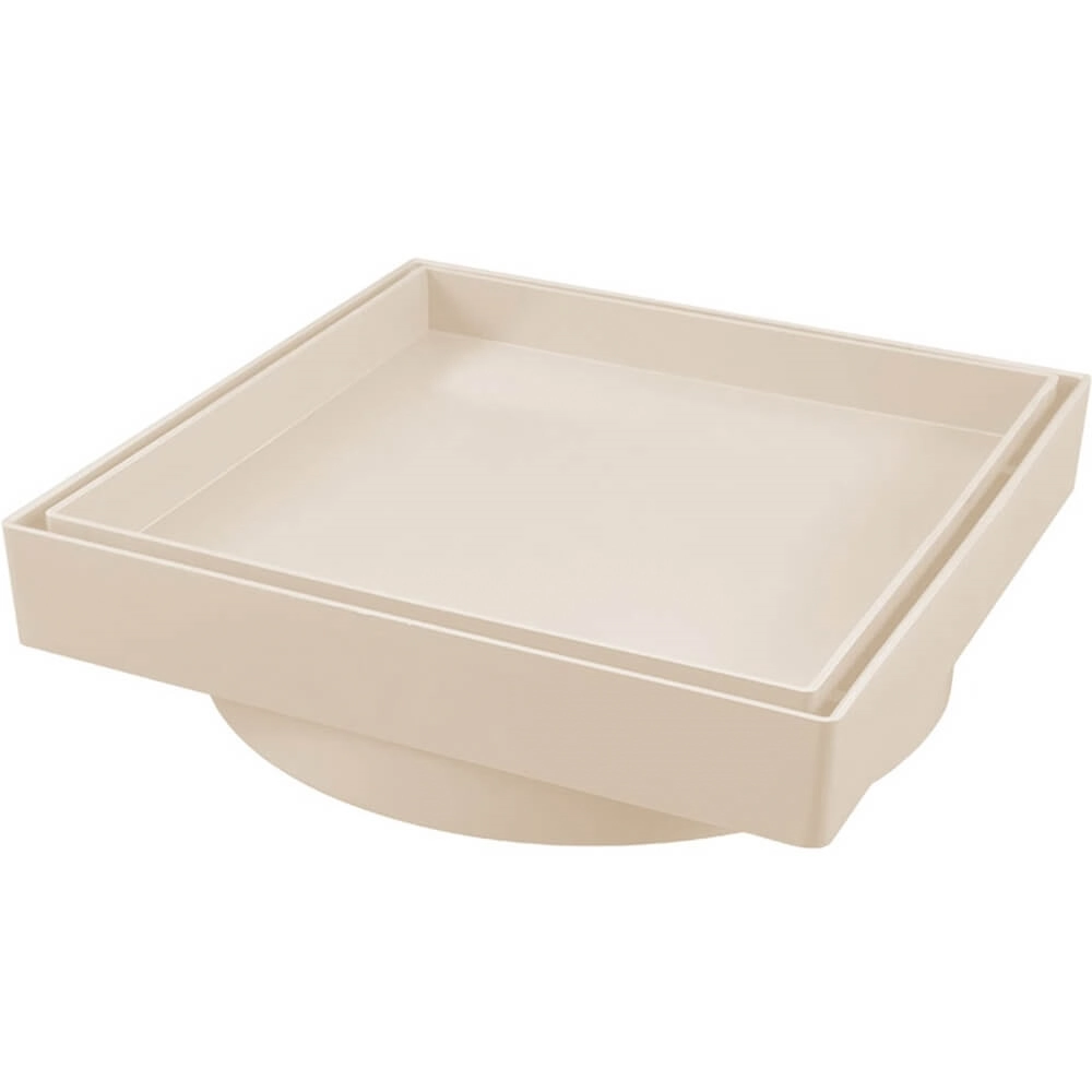 Ralo Invisível Bege 15 X 15 Cm - 1615