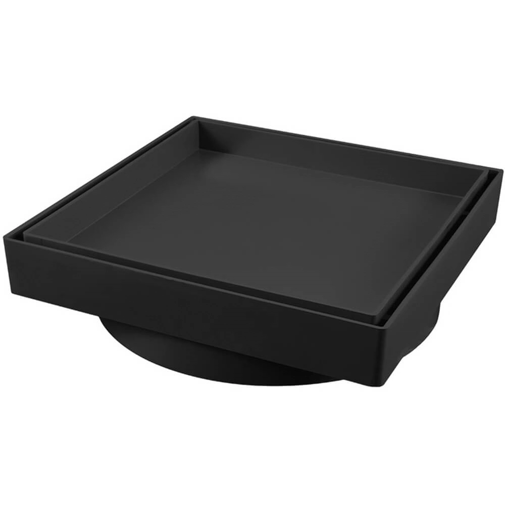 Ralo Invisível Preto 15 X 15 Cm - 1619