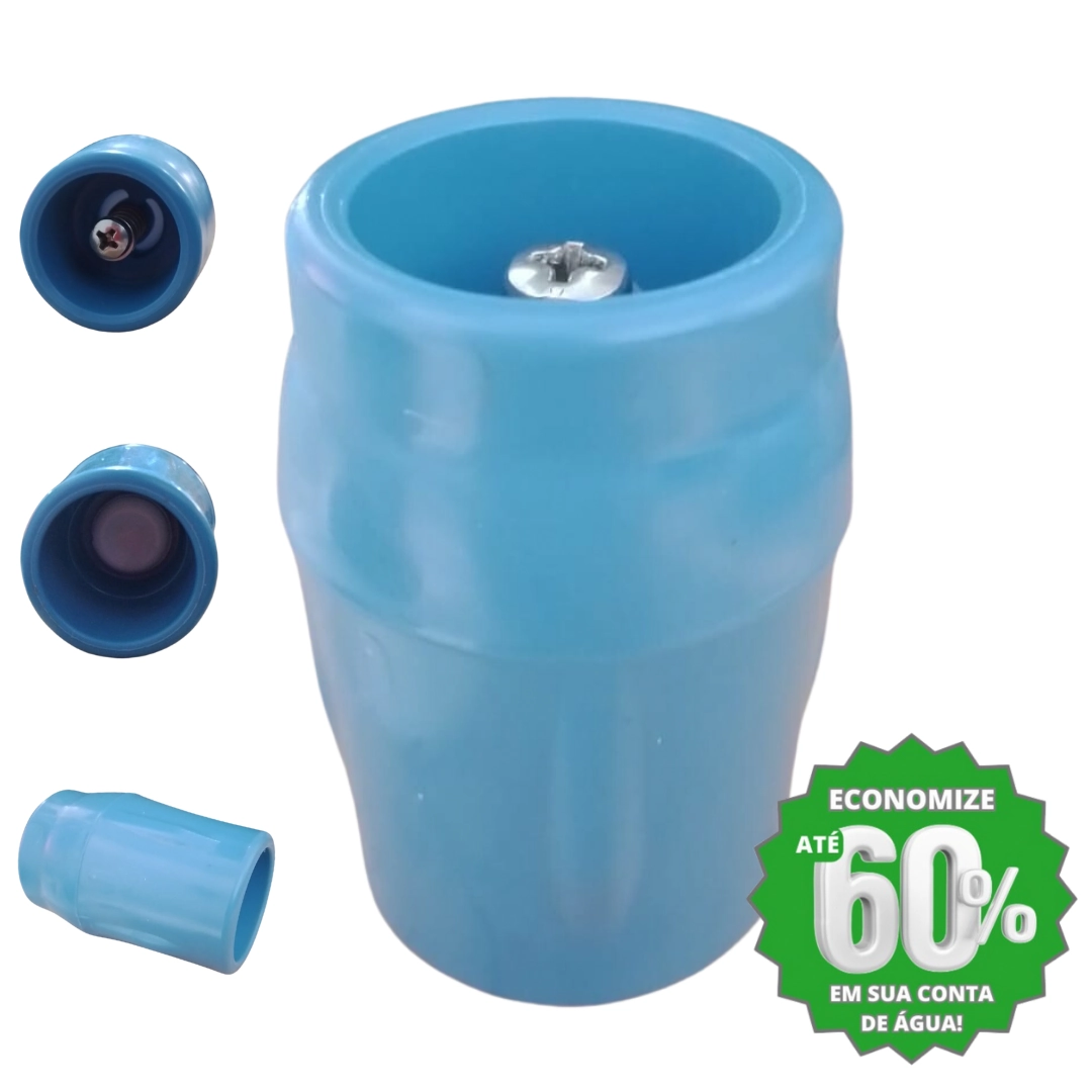 Bloqueador De Ar Soldável 25mm Azul Estrela