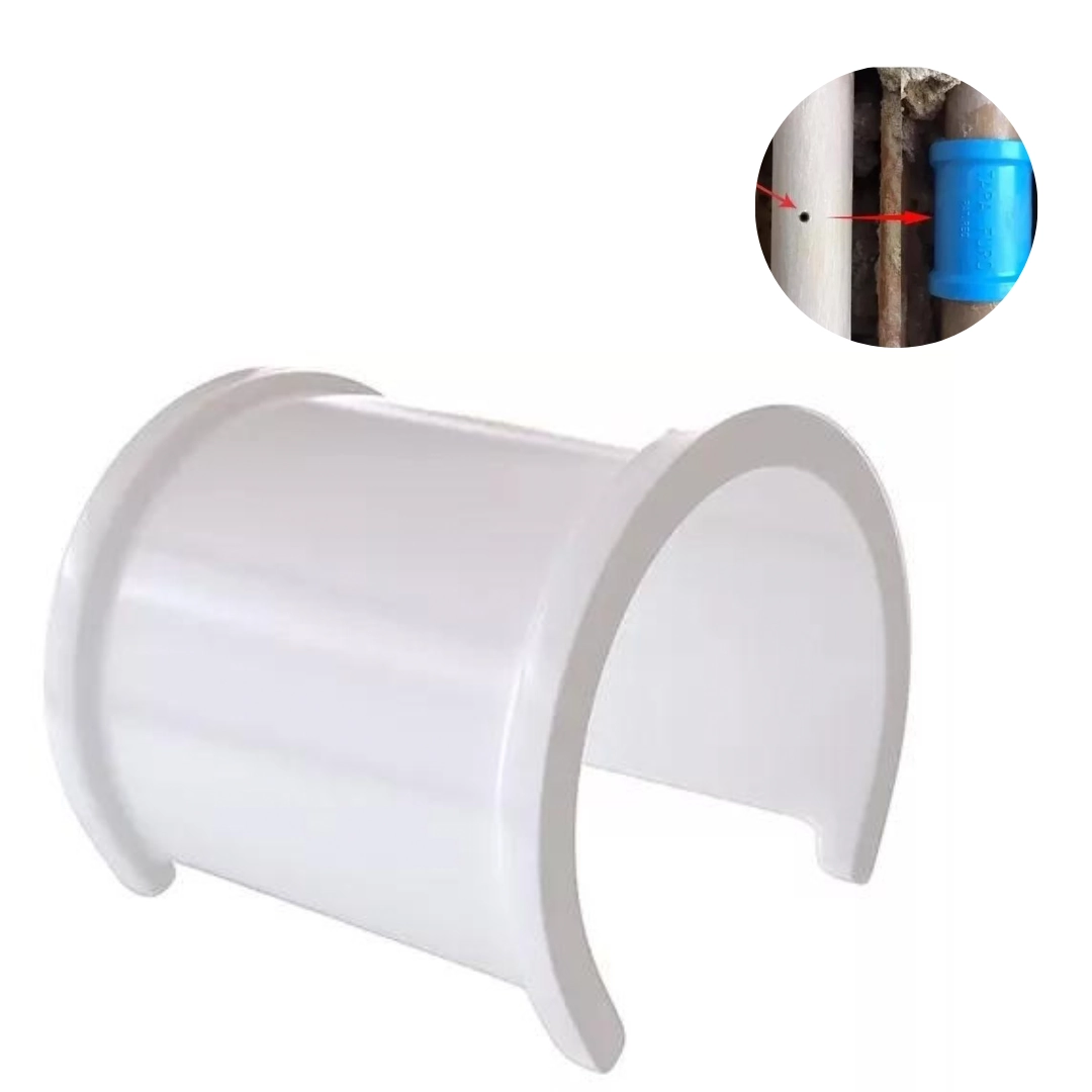 Tapa Furo Luva Esgoto Rachadura Pvc 100mm Estrela