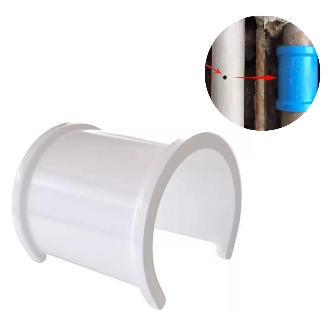 Tapa Furo Rachadura Luva Esgoto Pvc 50mm Estrela