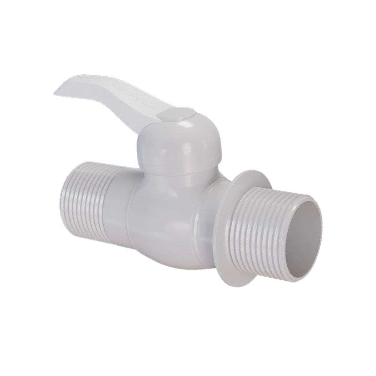 Registro De Esfera Engate Rosca Externa 1/2" Branco Estrela