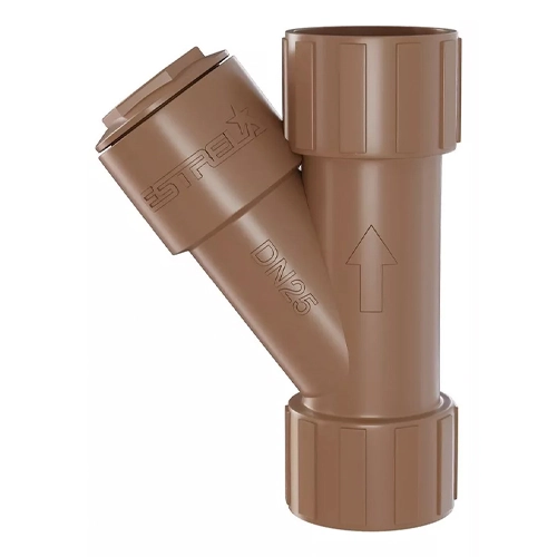 Junção Filtro Y Conexão Roscável Pvc Marrom 3/4   Estrela