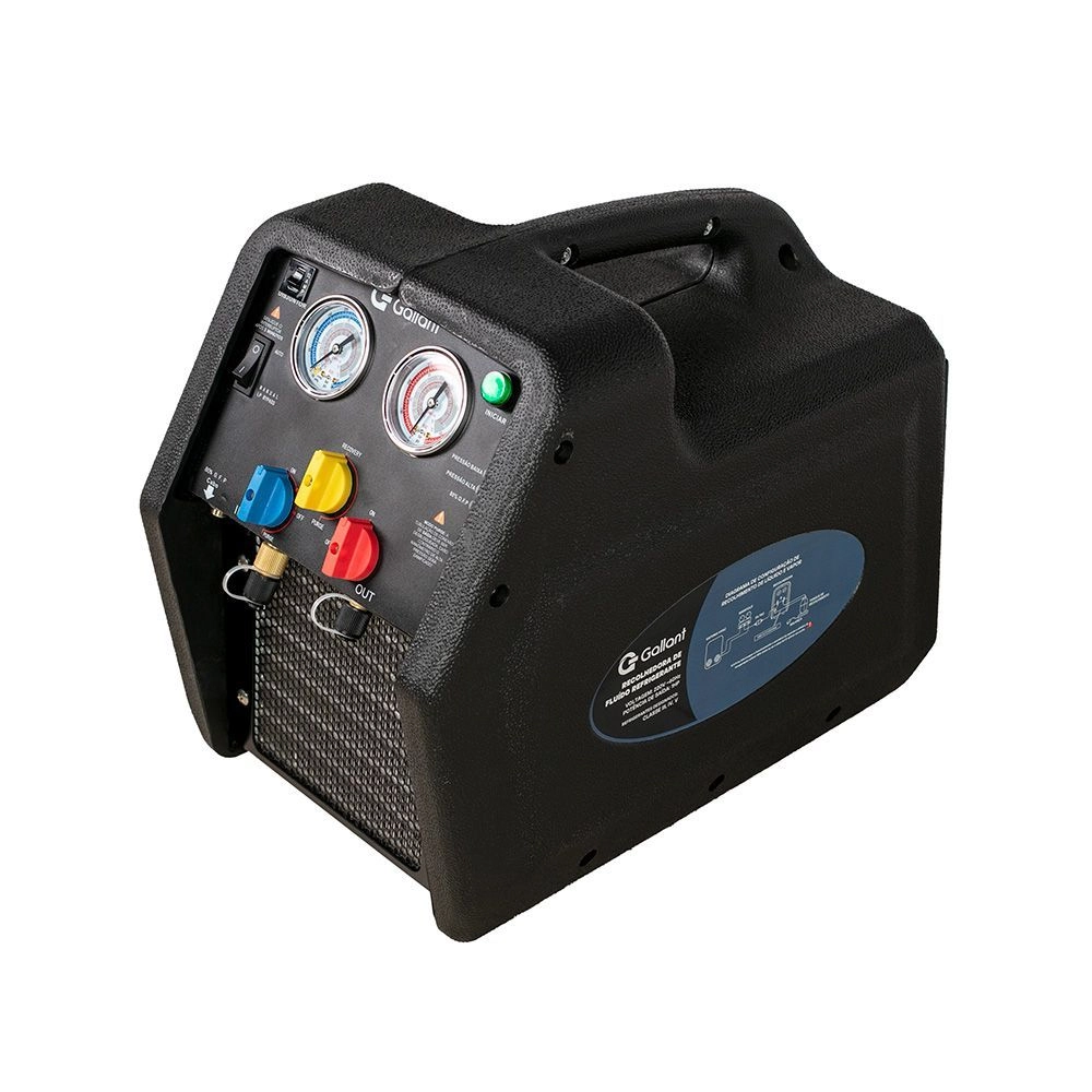 Recolhedora E Recicladora Gases Refrigerantes Preto 220v Gallant (glt0024l)