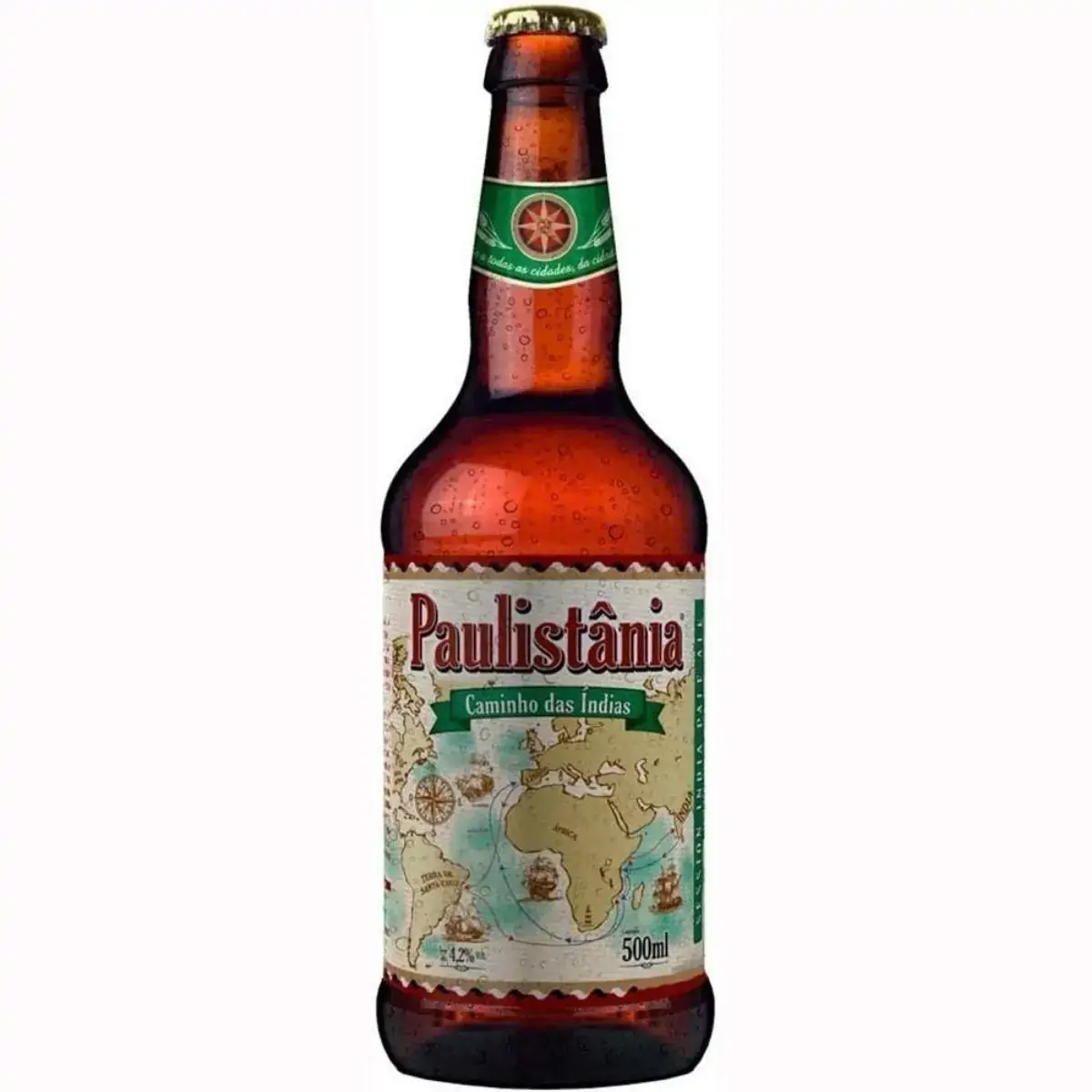 Cerveja Paulistânia Caminho das Indias Garrafa 500ml