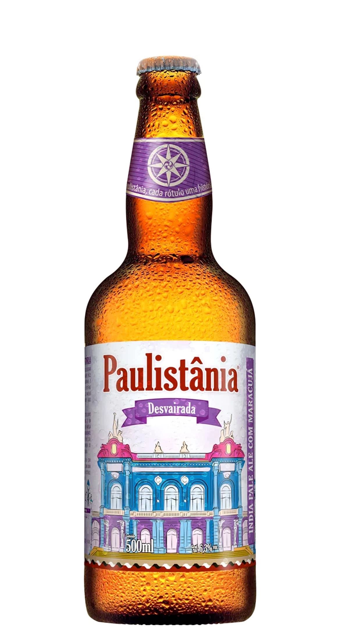 Cerveja Paulistânia Desvairada IPA Maracujá 500ml