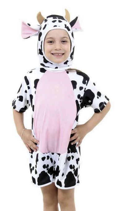 Fantasia Infantil Curta Vaca G