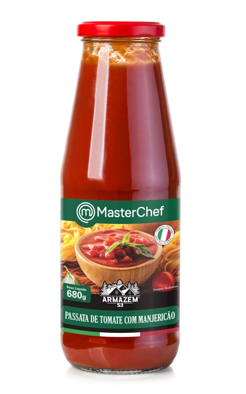Passata De Tomate C/manjericao Masterchef 680g