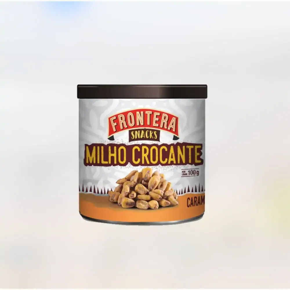 Crunchy Corn Milho Caramelo 100g Frontera
