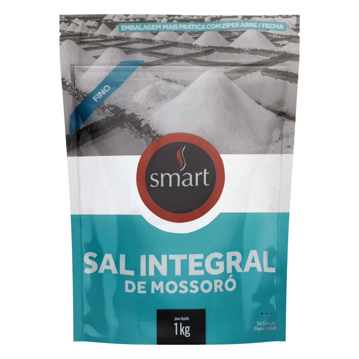 Sal Marinho Fino Integral Smart Pouch 1kg