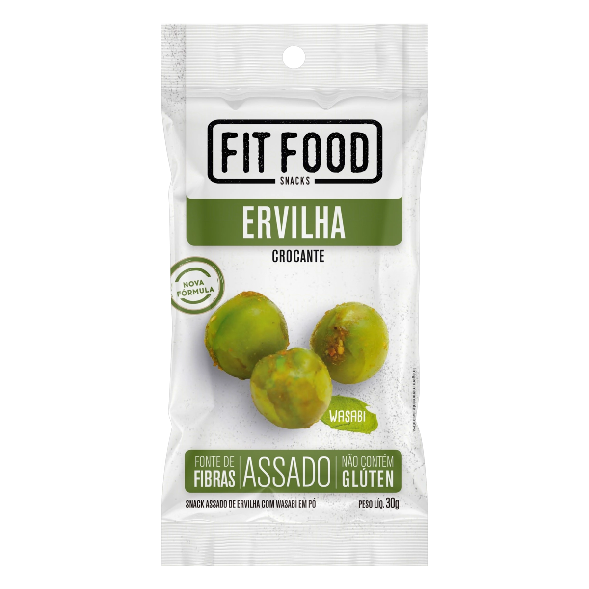 Snack De Ervilha Com Wasabi Fit Food Pacote 30g