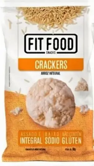 Crackers De Arroz Integral Fit Food Pacote 30g
