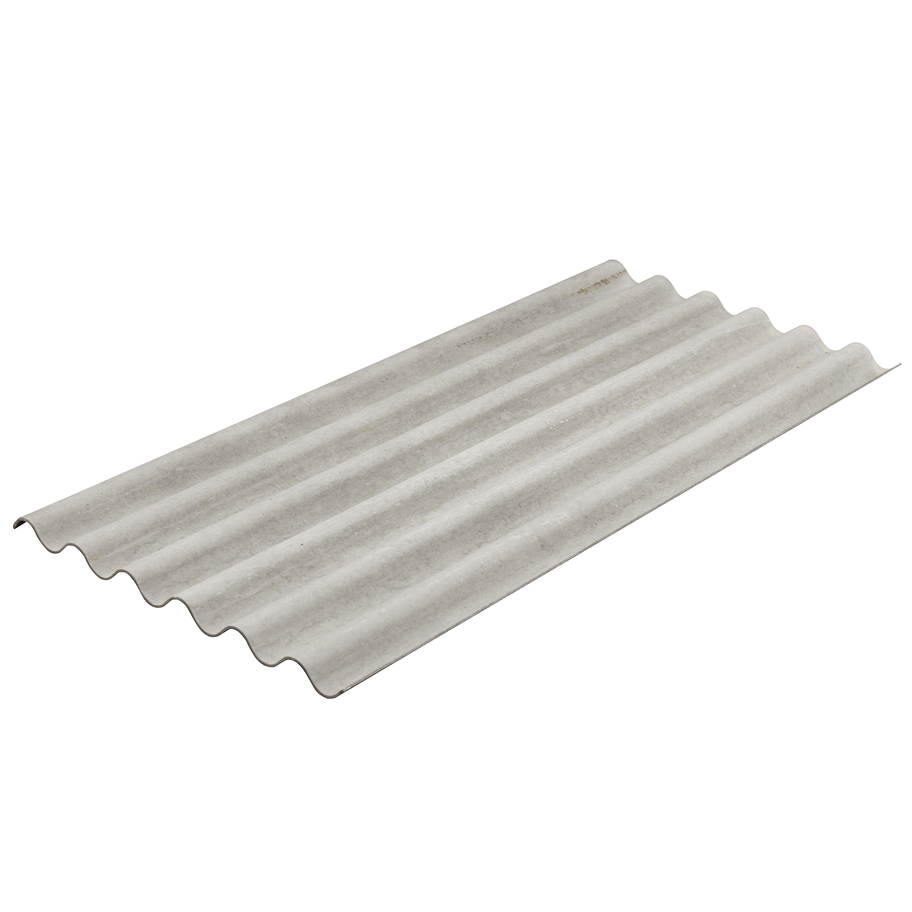 Telha de Fibrocimento Ondulada 110x244cm 6mm Cinza Brasilit