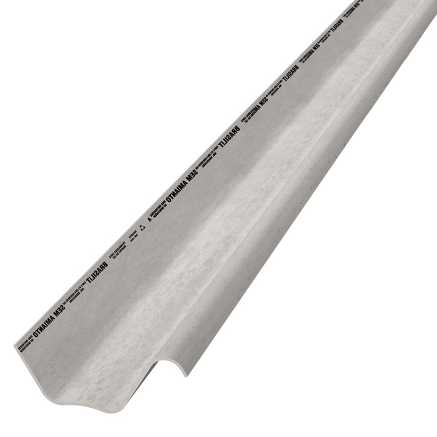 Telha de Fibrocimento Ondulada Kalheta 44x250cm 8mm Cinza Brasilit