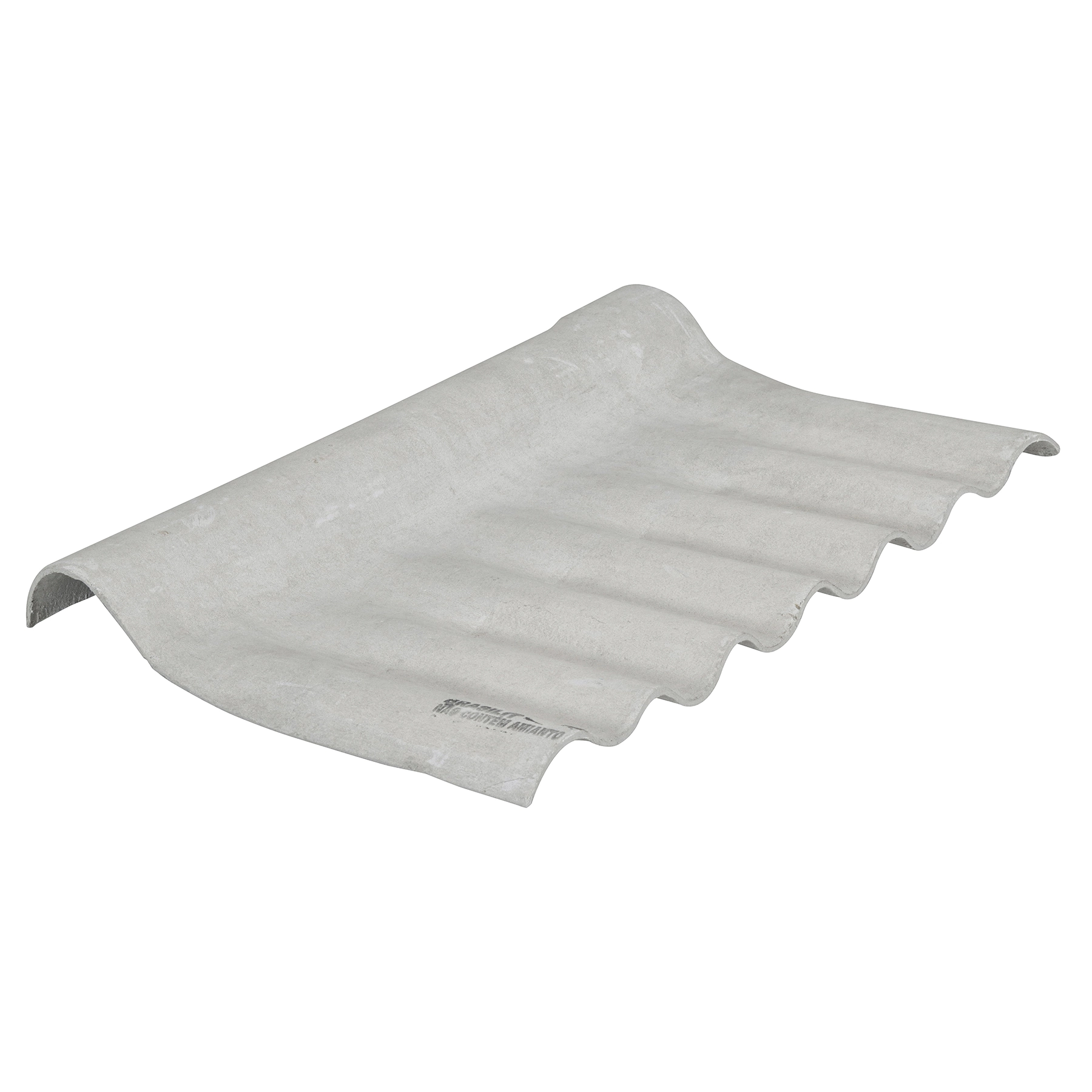Cumeeira de Fibrocimento Art Fibrotex 51,1x31,5cm Cinza Brasilit