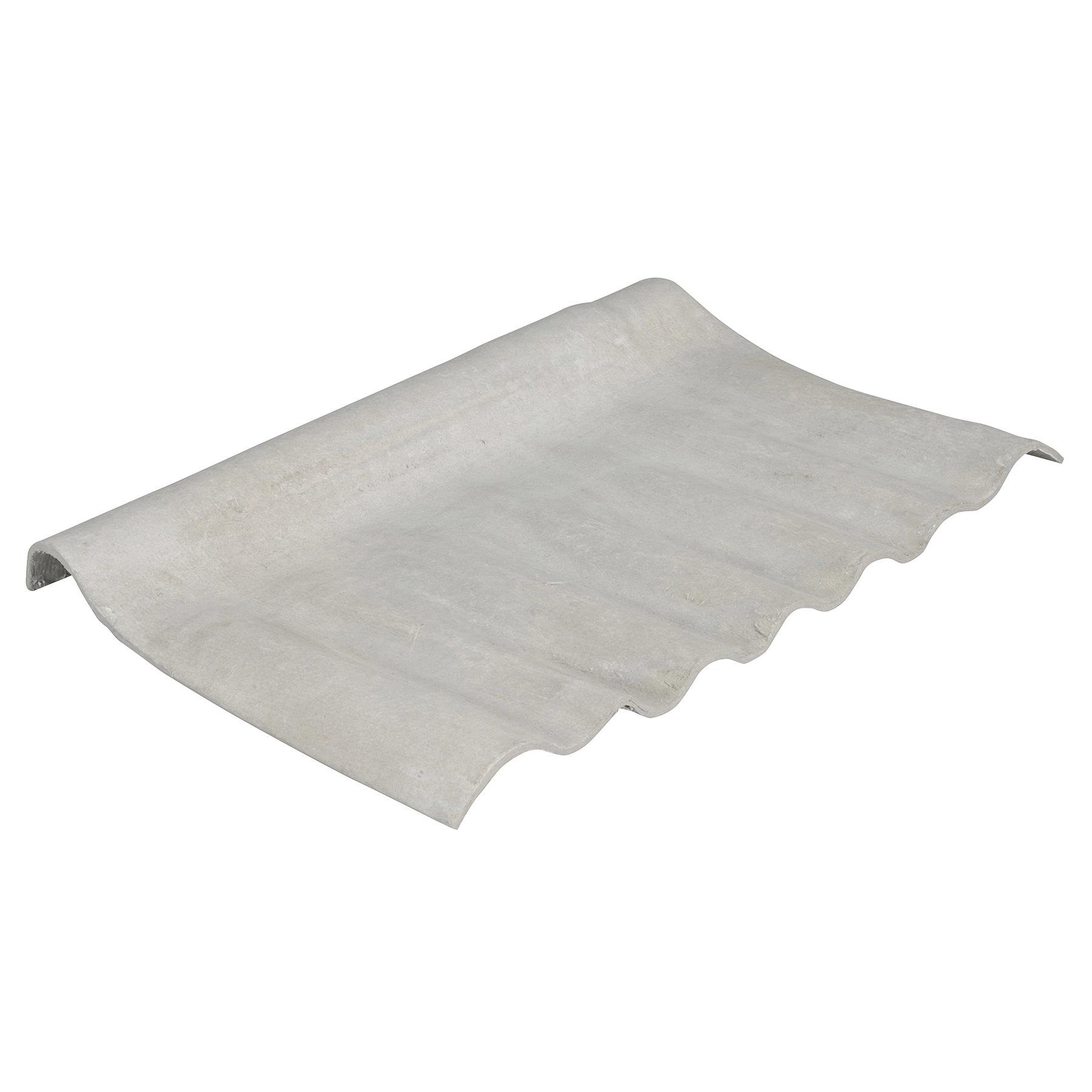 Cumeeira de Fibrocimento Art Fibrotex Inferior 51,1x31,5cm Cinza Brasilit