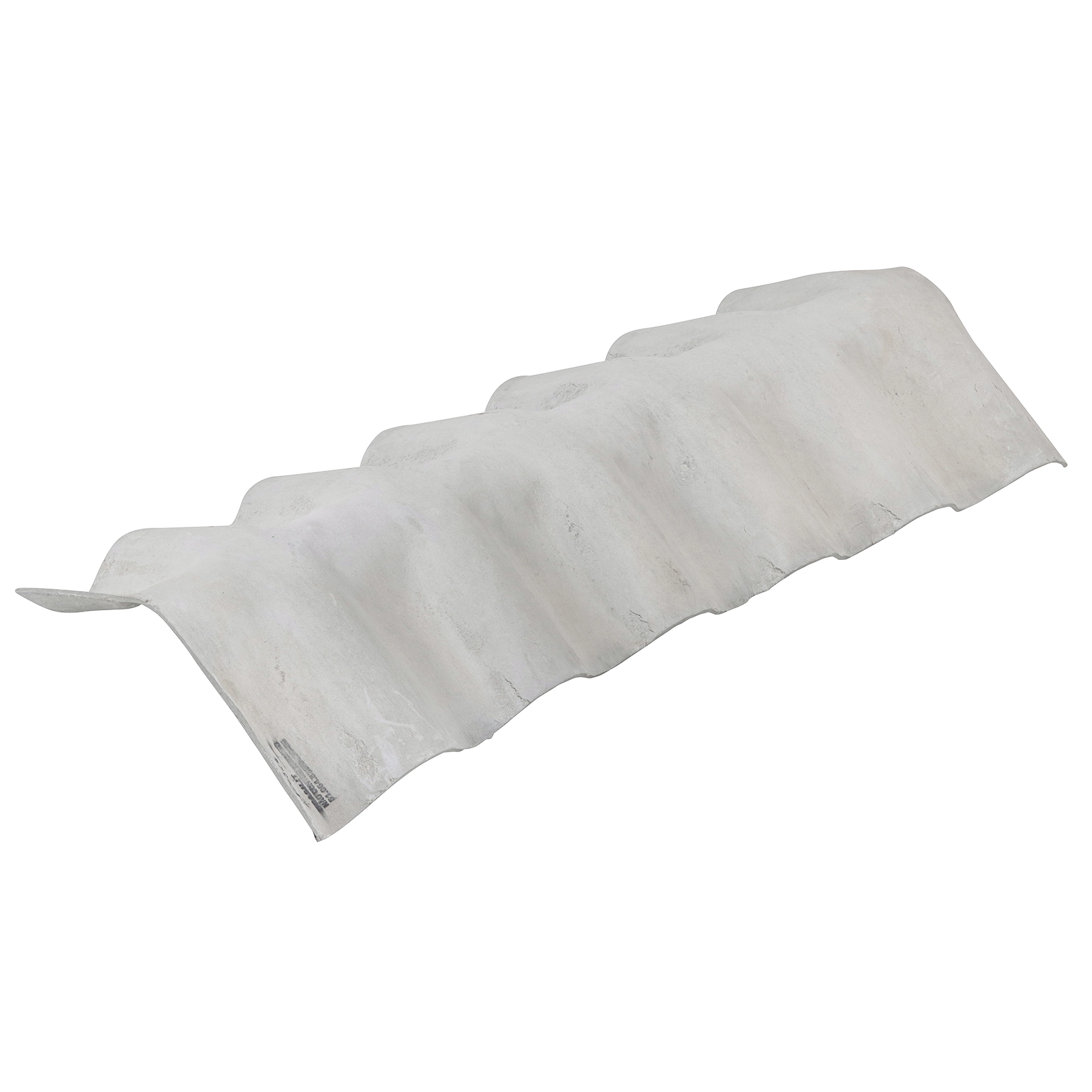 Cumeeira de Fibrocimento Ondulada CRFS Universal 50x110cm Cinza Brasilit