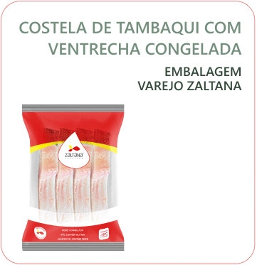 Peixe Costela Tambaqui Congelado Zaltana 800g