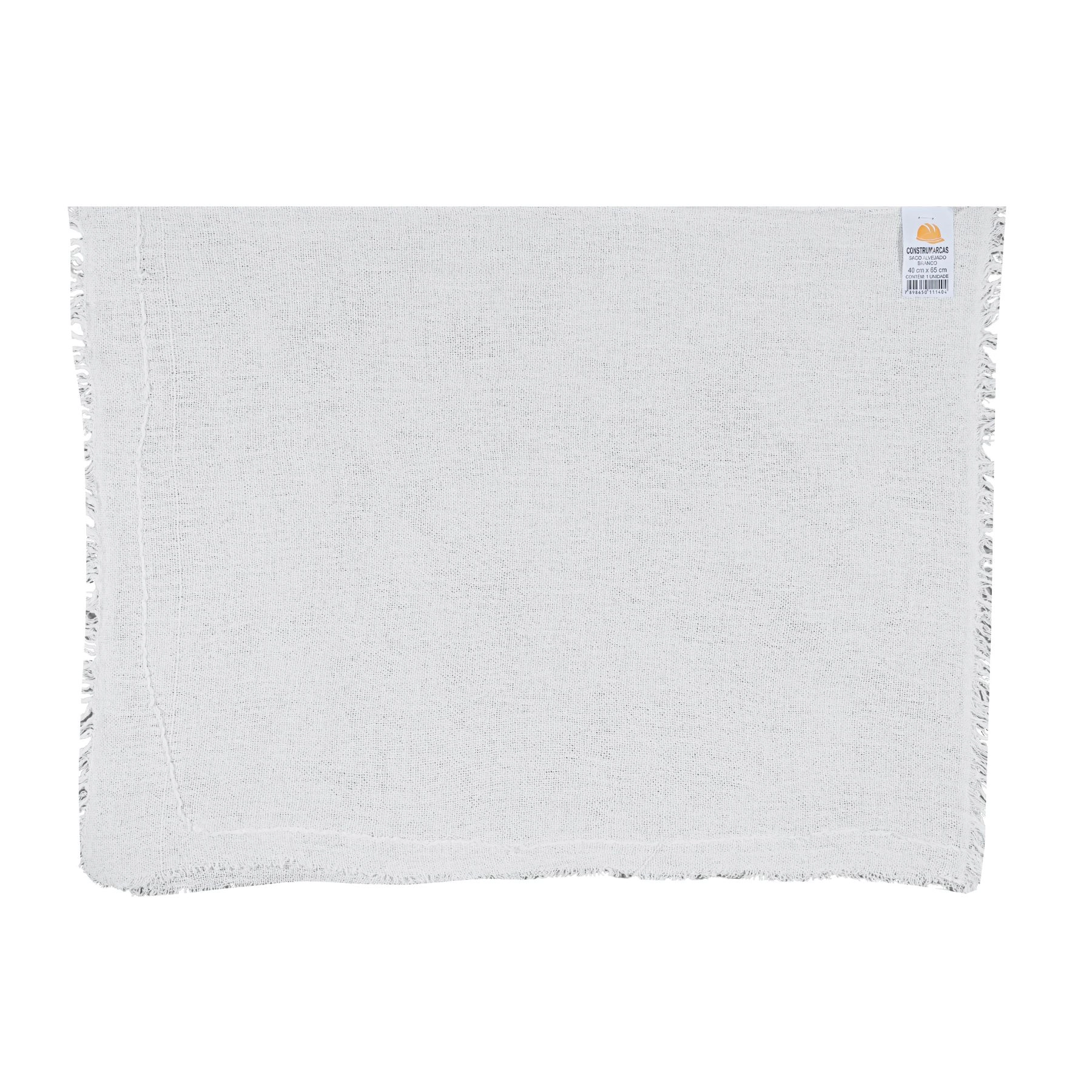 Pano de Chão Alvejado Branco 40x65cm Construmarcas