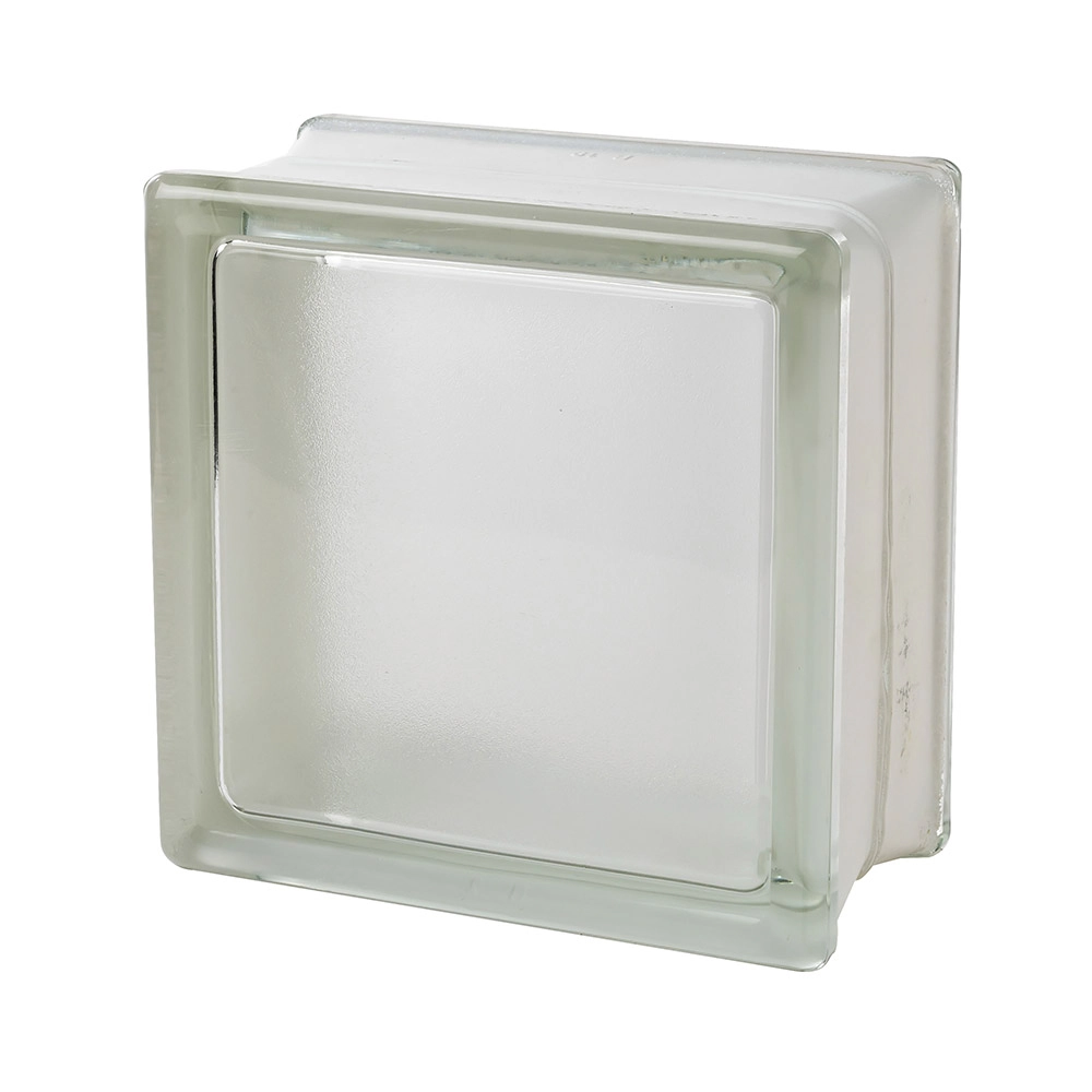 Mini Bloco De Vidro Fosco 14x14x8cm (arctic) - Construmarcas
