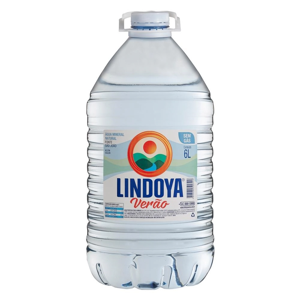 Agua Mineral Lindoya Genuina 6l