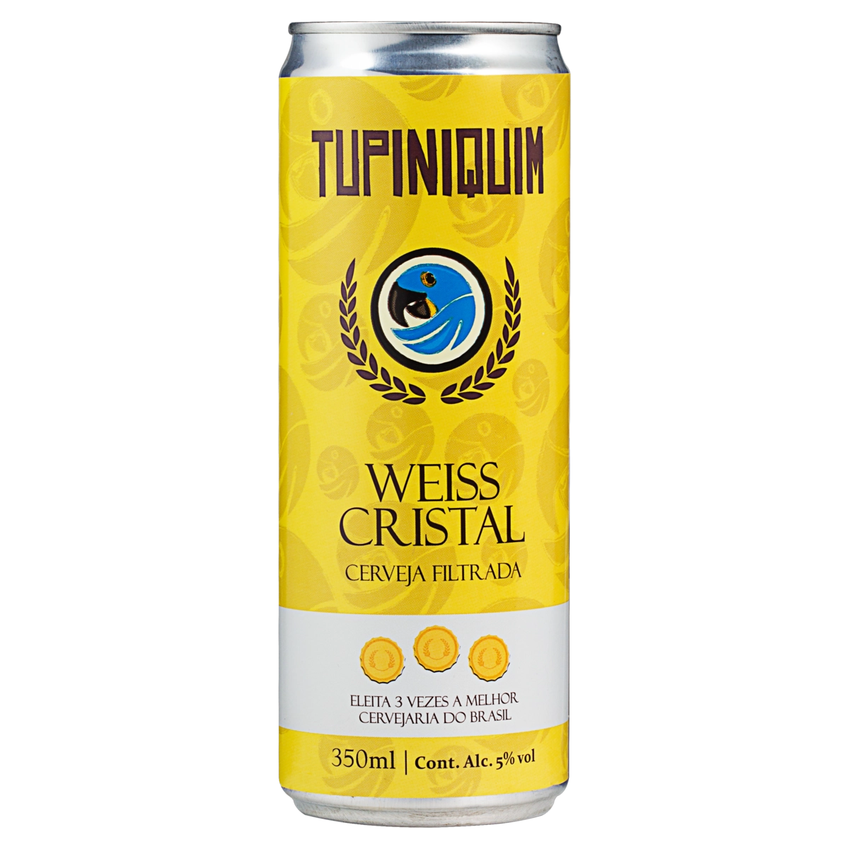 Cerveja Weiss Cristal Tupiniquim Lata 350ml