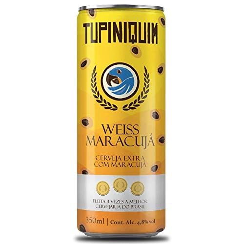 Cerveja Weiss Maracujá Tupiniquim Lata 350ml