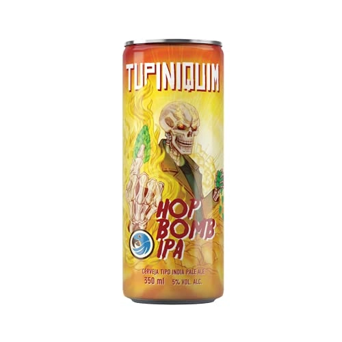 Cerveja Ipa Hop Bomb Tupiniquim Lata 350ml