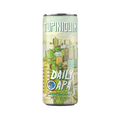 Cerveja American Pale Ale Daily Tupiniquim Lata 350ml