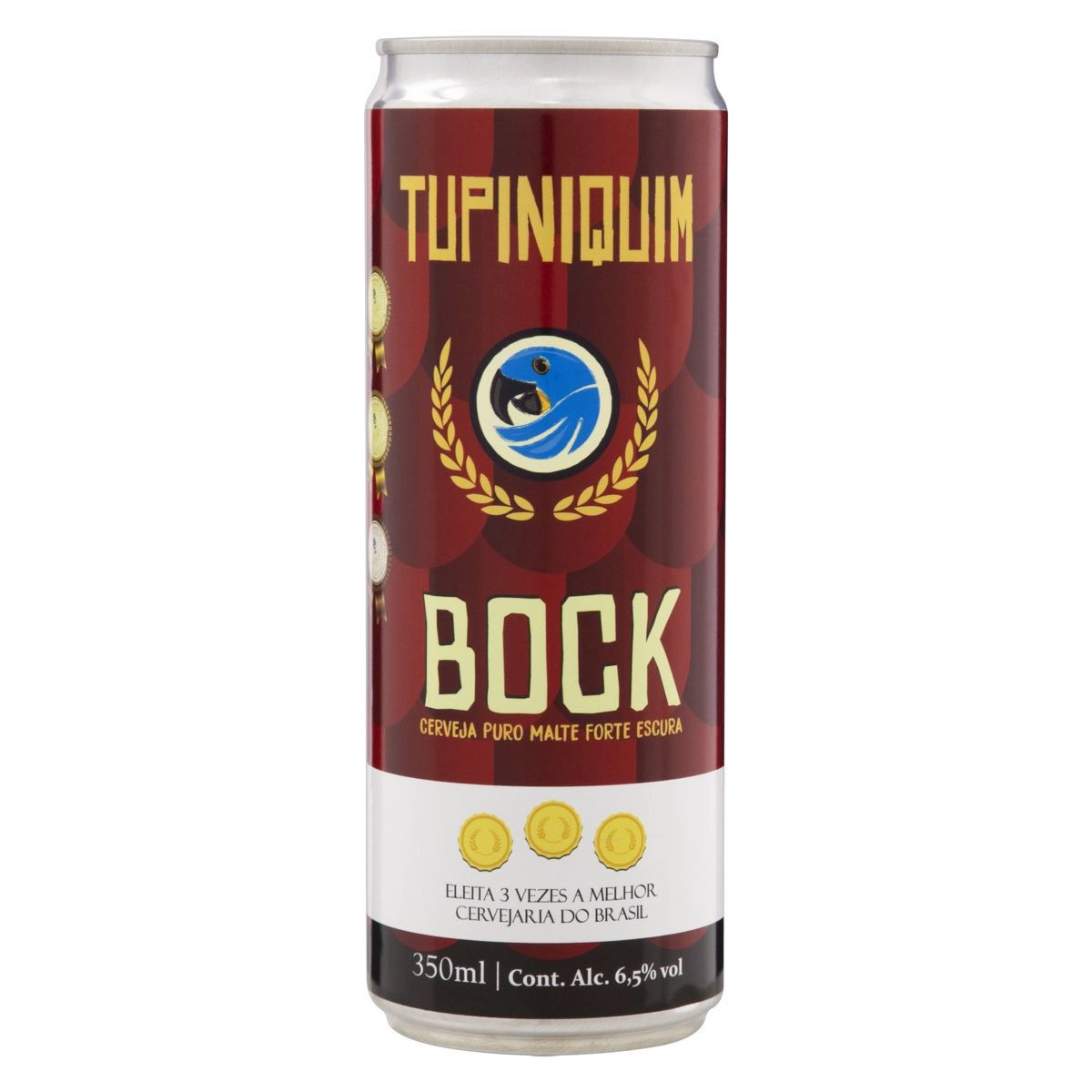Cerveja Bock Puro Malte Tupiniquim Lata 350ml